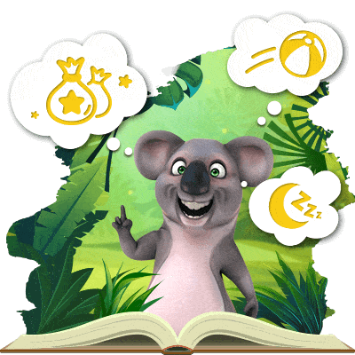 Kev the Koala making new years resolutions