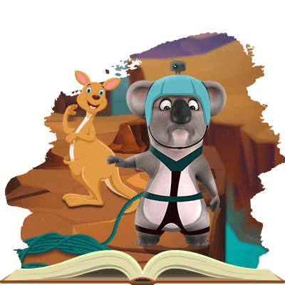 bungee jumping koala