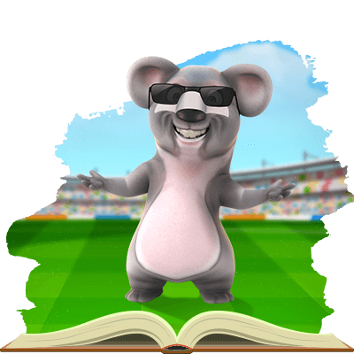 kev the koala plays a game of cricket